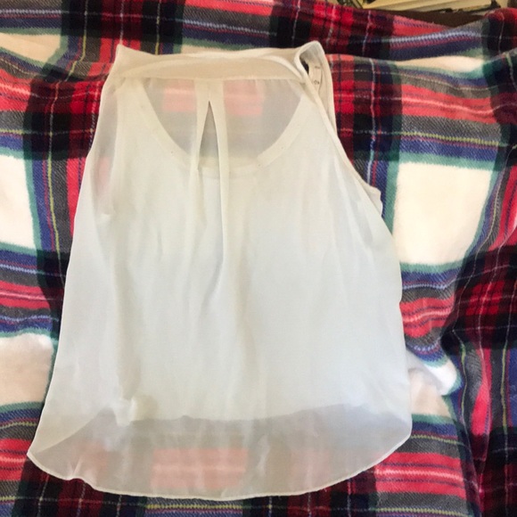Half sheer tank top - Picture 2 of 2